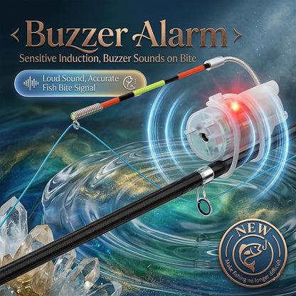 2 PCS High-Sensitivity Luminous Fishing Float with Electronic Buzzer Alert