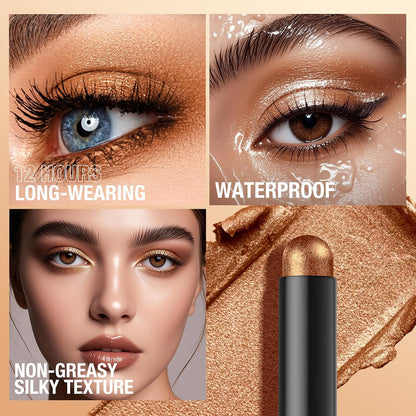 8 Color Waterproof Dual-Ended Eyeshadow Stick Set