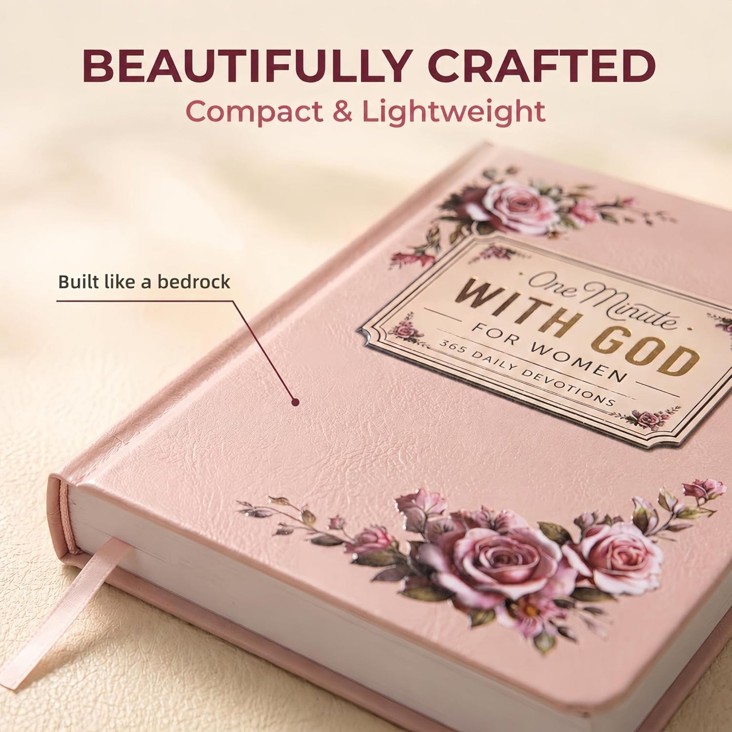 One Minute With God for Women: 2026 Women's Daily Devotional & Prayer Journal