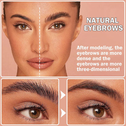 3D Matte Eyebrow Cream Long Lasting Waterproof and Enhancers Eyebrow Soft Smooth