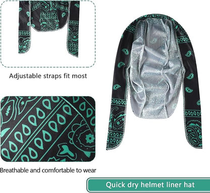 5-Piece Headwear Set — Sweat-Wicking & Breathable, Helmet Liner, Dome Cap