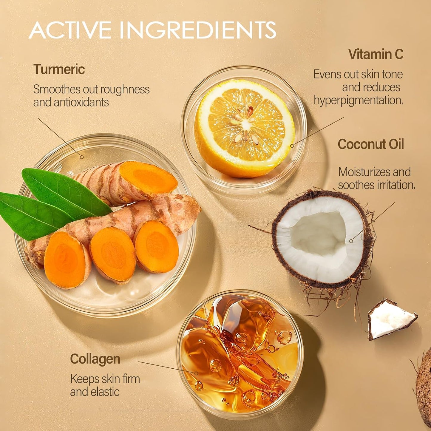 Turmeric Body Scrub Vitamin C Exfoliating Body Scrub With Collagen And Coconut Oil