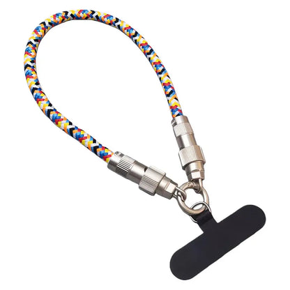 2-in-1 Lanyard USB Fast Charging Cable - 7mm Nylon Braided
