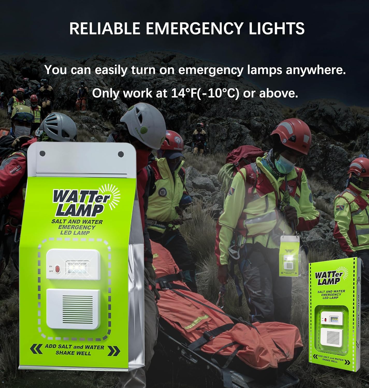 LED Beads Salt Water Lamp-140-Hour Emergency Light | Essential Survival Gear for Power Outages