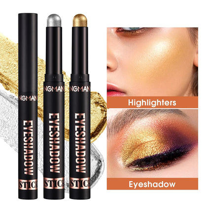 8pcs Soft Smooth Cream Eyeshadow Stick Gift Set
