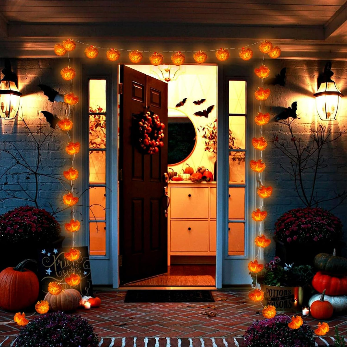 The Dead Decorations Marigold Garland Lights String for Day 10Ft 20 Led