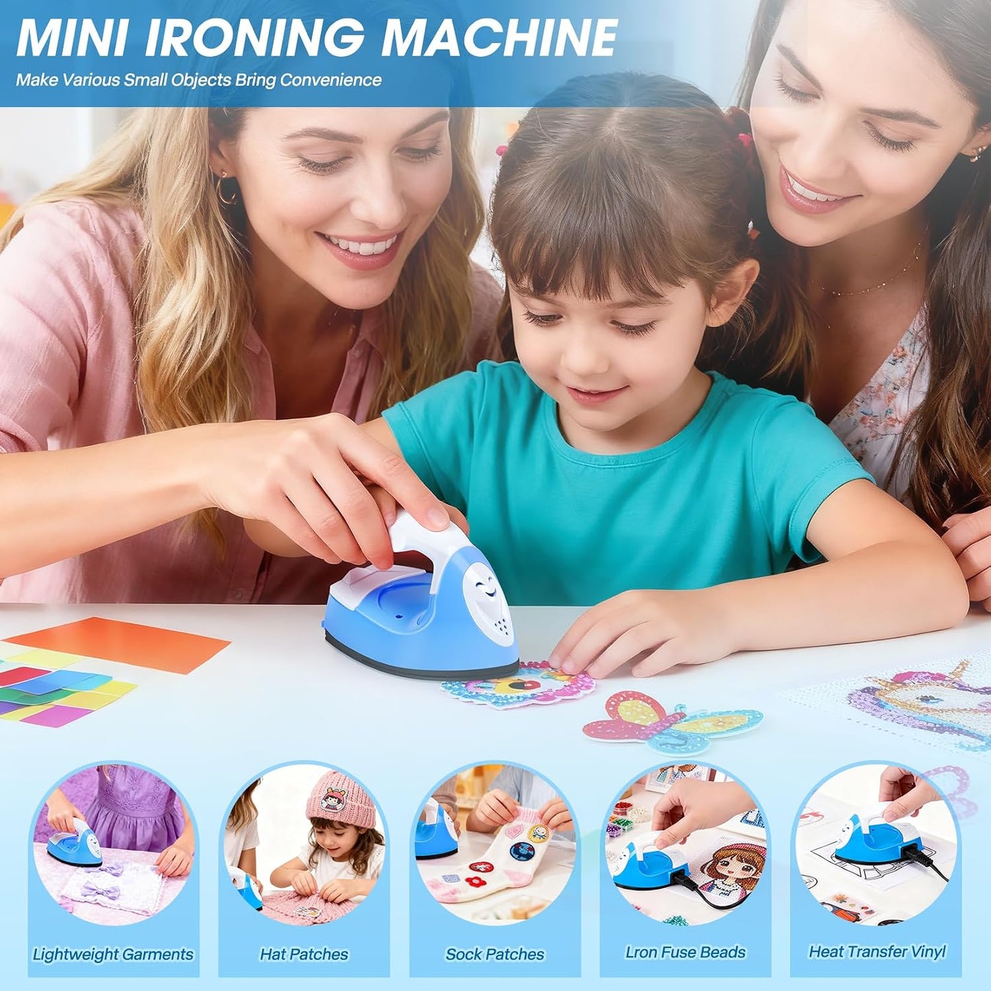 Mini Craft Iron Mini Iron Press Portable Travel Crafting Craft Clothes