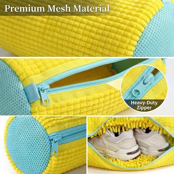 Shoe Washing Machine Bag for Sneakers and Shoes, Laundry Shoe Bag with Washer and Dryer