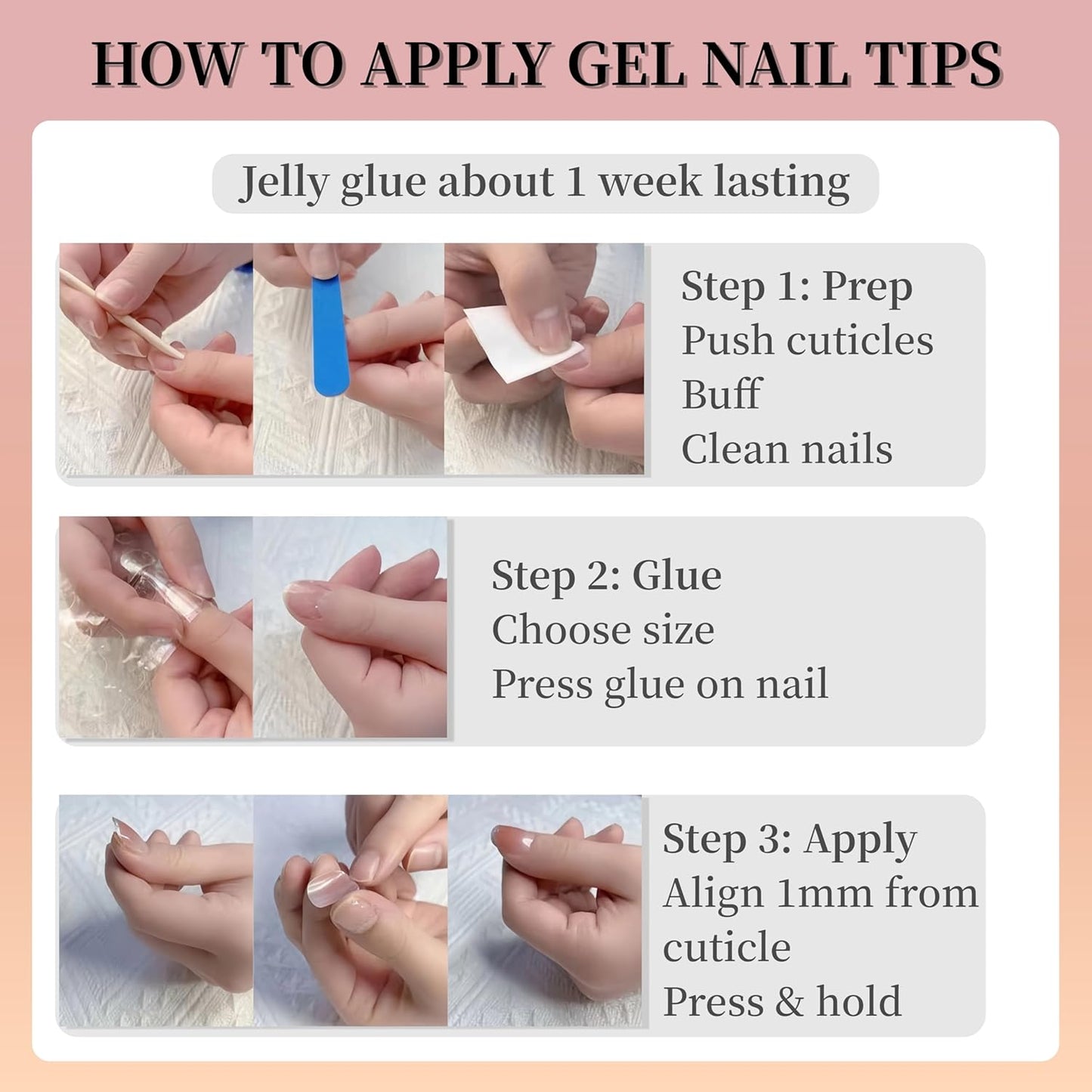 Yellow French Tip Press on Nails Medium Almond Fake Nails