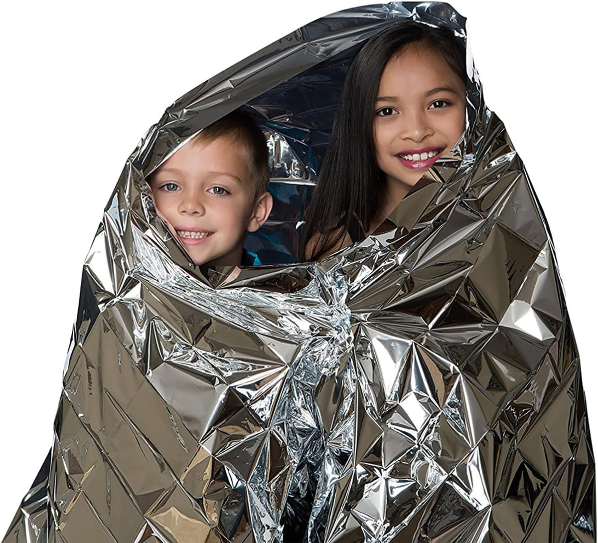4 Pack Emergency Foil Blanket Survival Thermal Mylar Reflective Blankets