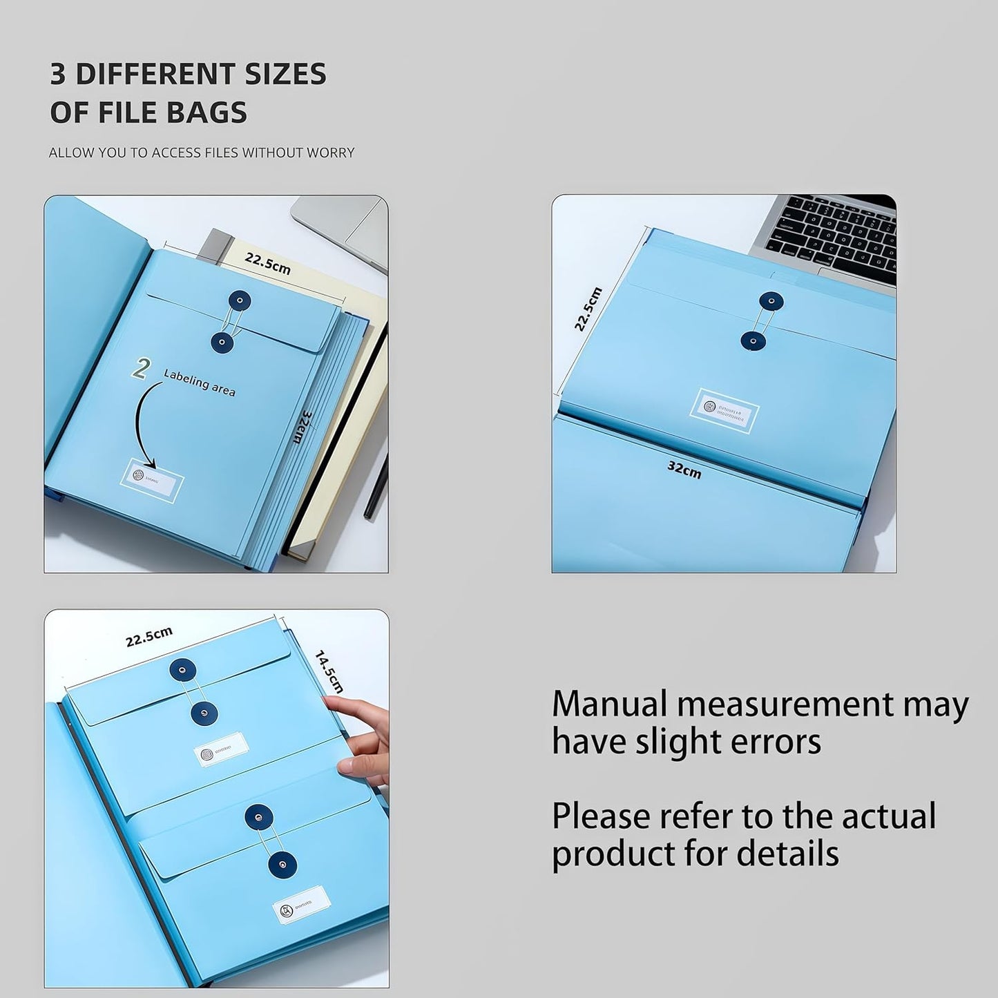 Important Document Organizer,Folders for Documents,Bound Expanding File