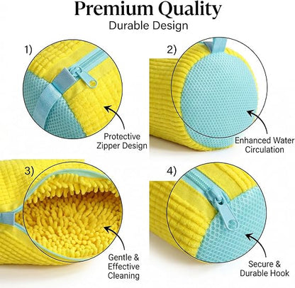 Shoe Washing Machine Bag for Sneakers and Shoes, Laundry Shoe Bag with Washer and Dryer