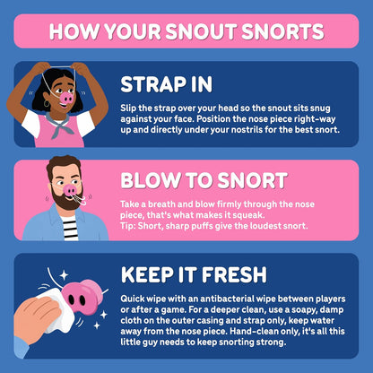 Snort Funny – The Oinkcredible You Laugh You Lose Party Game | Family Games for Kids and Adults