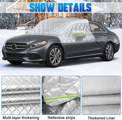 Car Windshield Protector Cover, Waterproof for Snow Ice Frost Dust Rain