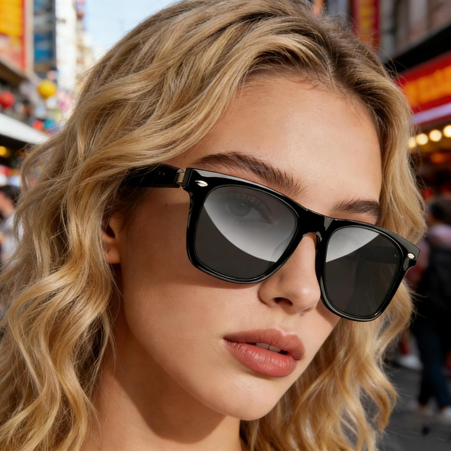 Smart Music Glasses, Polarized UV Protection, Anti Blue Light Lens