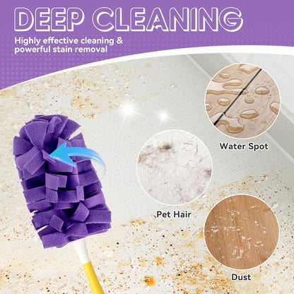 Fleece & Microfiber Rotating Cleaning Duster