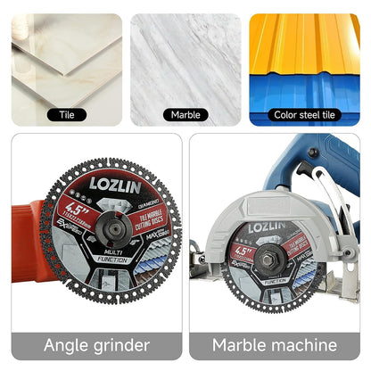 3PCS Diamond Blades 4.5" Diamond Blade for Tile Cutting - No Chipping Ultra-Thin Dry Cut Blade