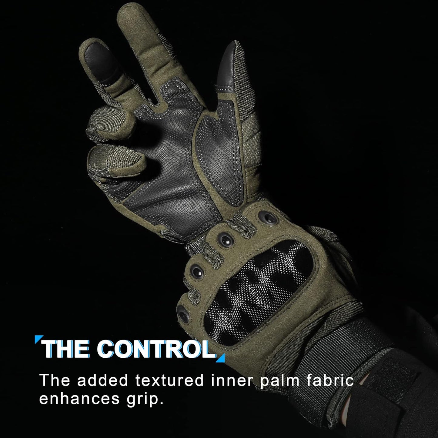1 Pair Tactical Gloves for Men Touchscreen Airsoft Paintball Motorcycle Gloves