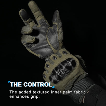 1 Pair Tactical Gloves for Men Touchscreen Airsoft Paintball Motorcycle Gloves