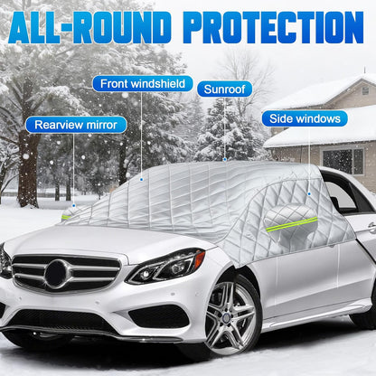 Car Windshield Protector Cover, Waterproof for Snow Ice Frost Dust Rain