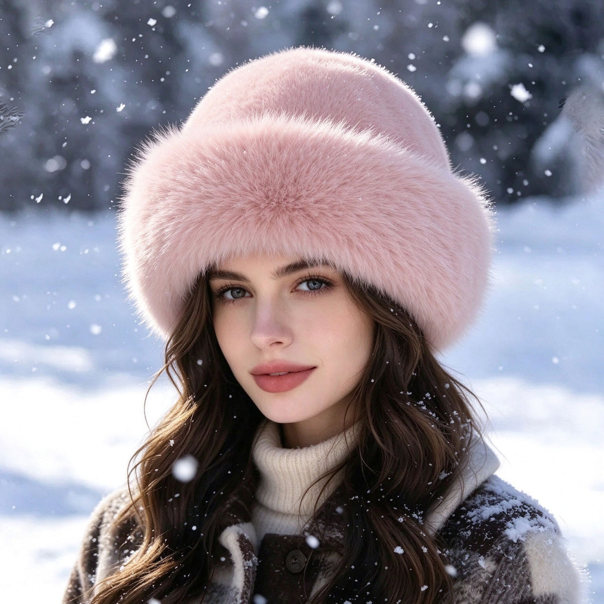 Women's Teddy Sherpa Bucket Hat - Ultra Soft Wide Brim Thermal Fisherman Cap