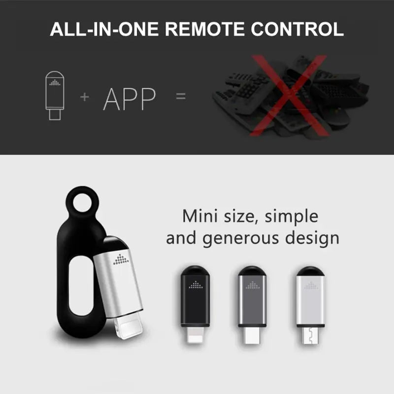 Universal Remote Smartphone IR Controller Adapter