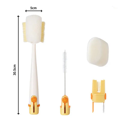 2PCS 5-in-1 Multi-functional Water Bottle Cleaning Brush