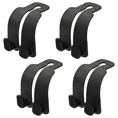 4 Counts Car Seat Back Storage Hook, Tool-Free Installation Headrest Hooks