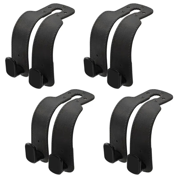 4 Counts Car Seat Back Storage Hook, Tool-Free Installation Headrest Hooks