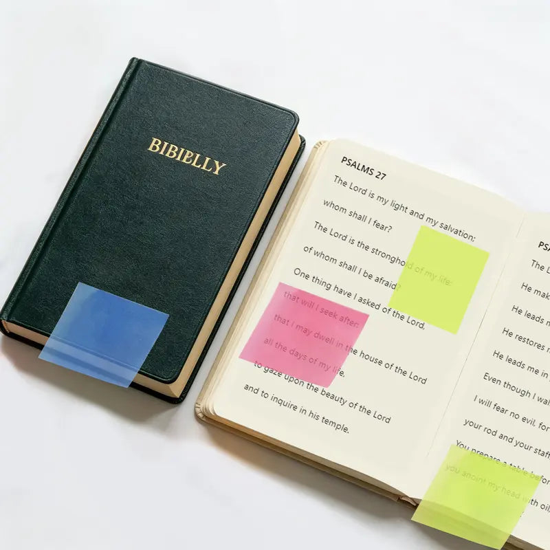 Transparent Pull-Out glitter Sticky Notes (6 Color, 480 Sheets Total)