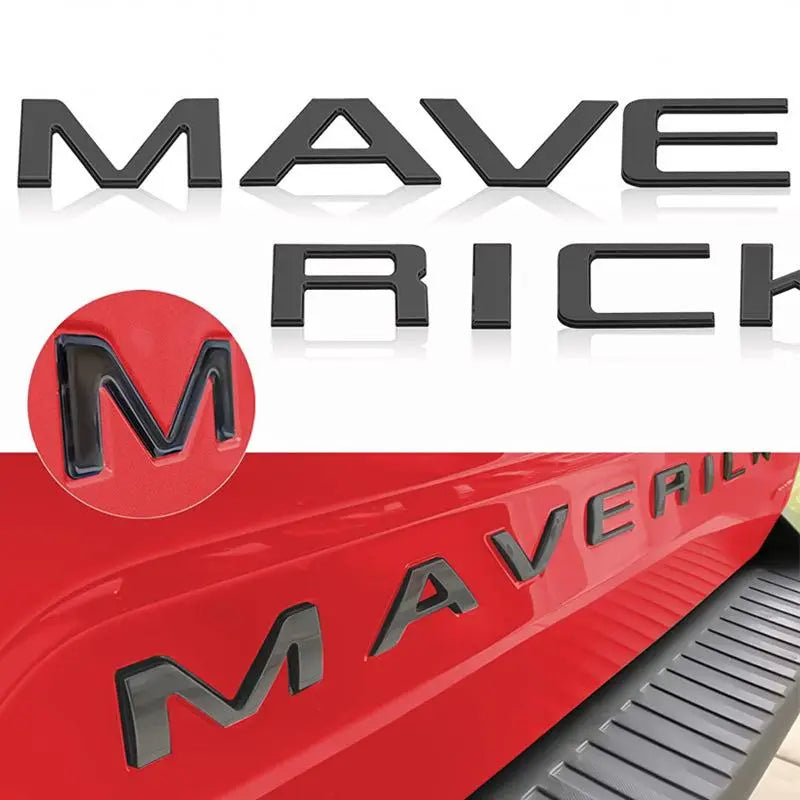 Tailgate Letter Inserts - Compatible with 2022-2026 Ford Maverick