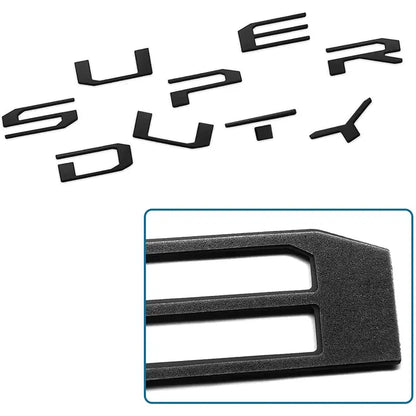 For 2017- 2022 Models ONLY!3D Raised Super Duty Insert Letter Emblem Decal