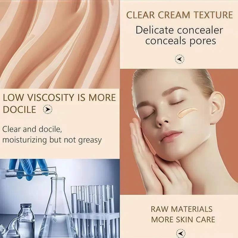Snail Mucin BB Cream - High-Coverage Oil-Control Matte Moisturizer, Waterproof, SPF-Infused
