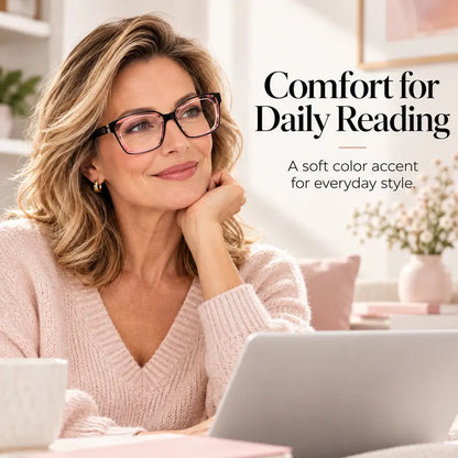 Unisex Progressive Reading Glasses, Photochromic Color Changing Lenses