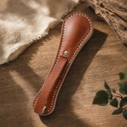 Handmade Cowhide Leather Craft Figurine - Decoration Figure