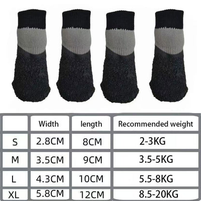 4PCS Dog Shoes Hot Pavement Summer with Soft Anti-Slip Rubber Sole