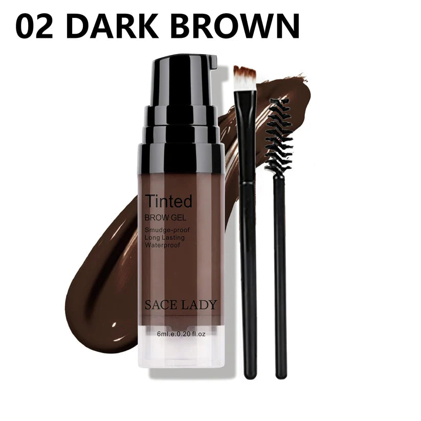 3D Eyebrow Gel Long Lasting 24 Hours Waterproof Smudge-proof Brow Cream Makeup Kit