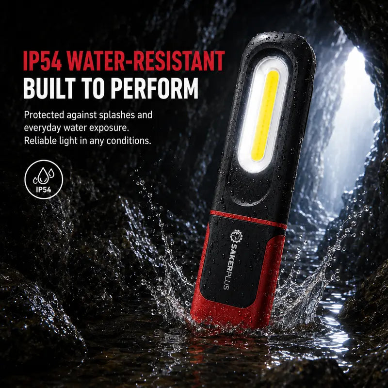 Rechargeable Work Light, 1500LM COB LED Magnetic Mechanic Light