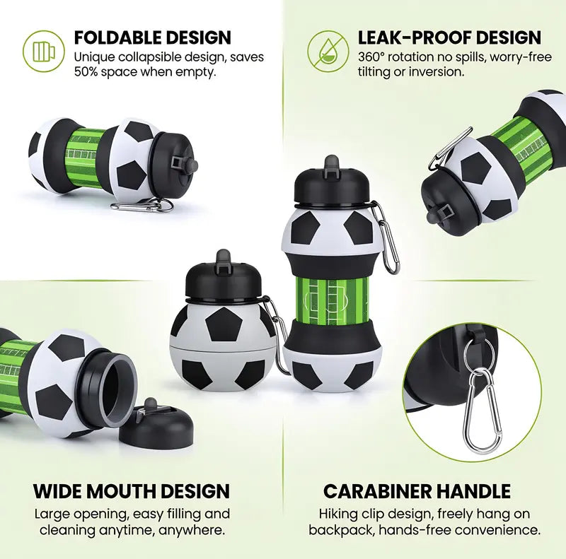 Foldable Water Bottle Portable Leak-Proof Drinking Cup