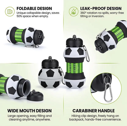 Foldable Water Bottle Portable Leak-Proof Drinking Cup