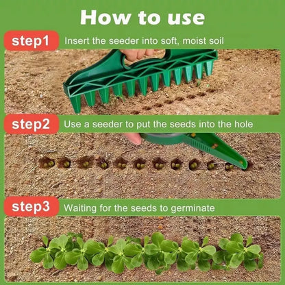 Garden Seed Sowing Tool Set, Handheld Planting Hole Punch