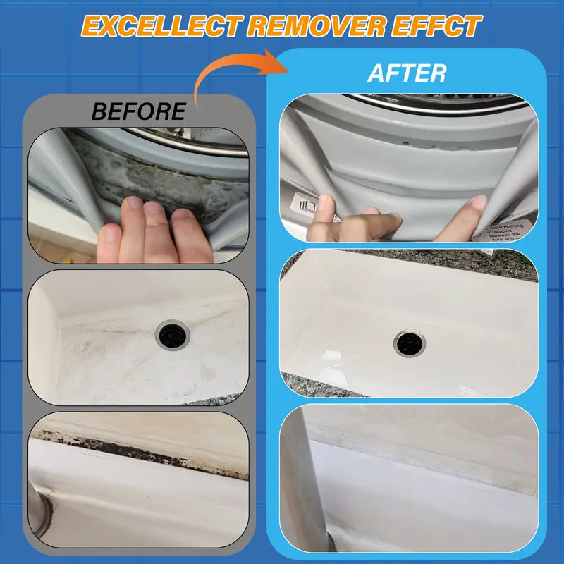 Mold Remover Gel with Scrub Brush Heavy Duty Mildew Stain Cleaner