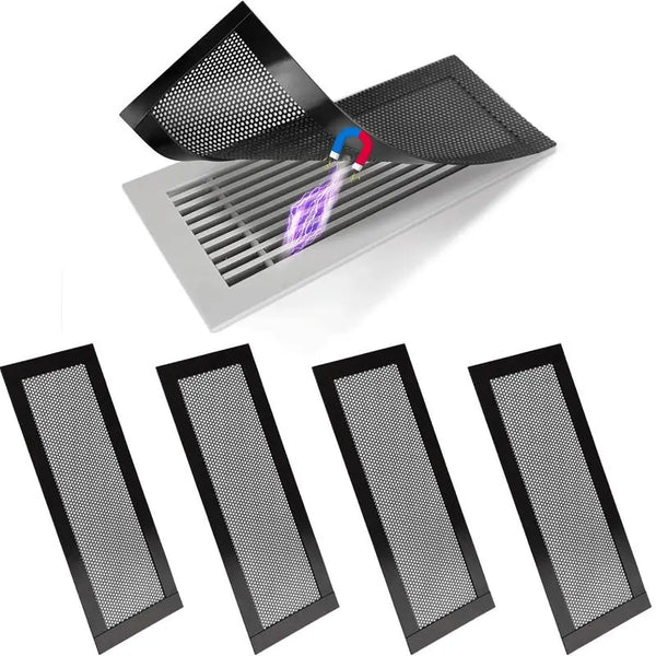 4Psc Magnetic Vent Cover, Mesh Grilles Dust Protection