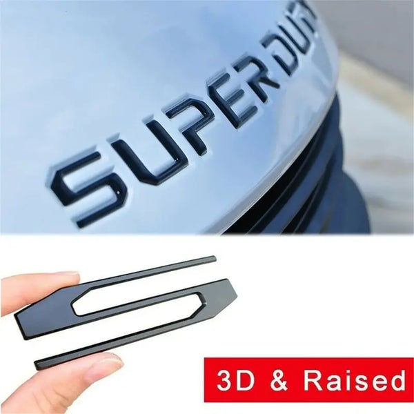 For 2017- 2022 Models ONLY!3D Raised Super Duty Insert Letter Emblem Decal