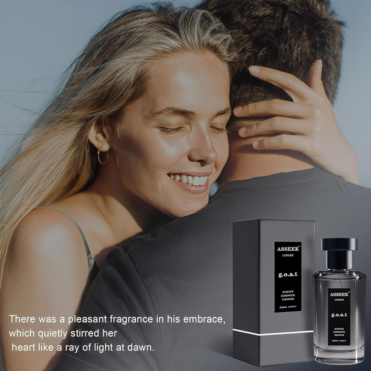 Luxury G.O.A.T Perfume for Men, Upgraded Long-Lasting Woody Citrus Fragrance with Fresh Masculine Notes