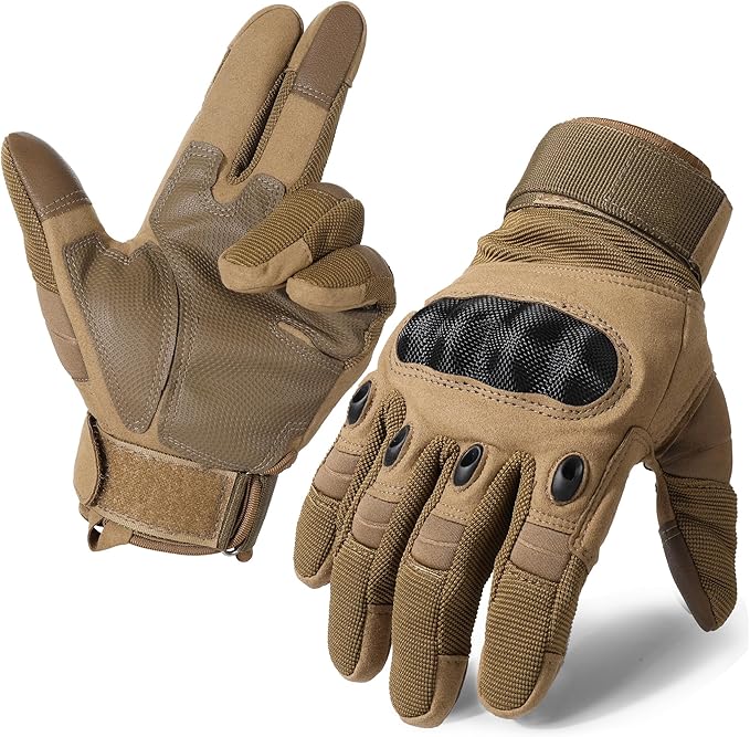 1 Pair Tactical Gloves for Men Touchscreen Airsoft Paintball Motorcycle Gloves