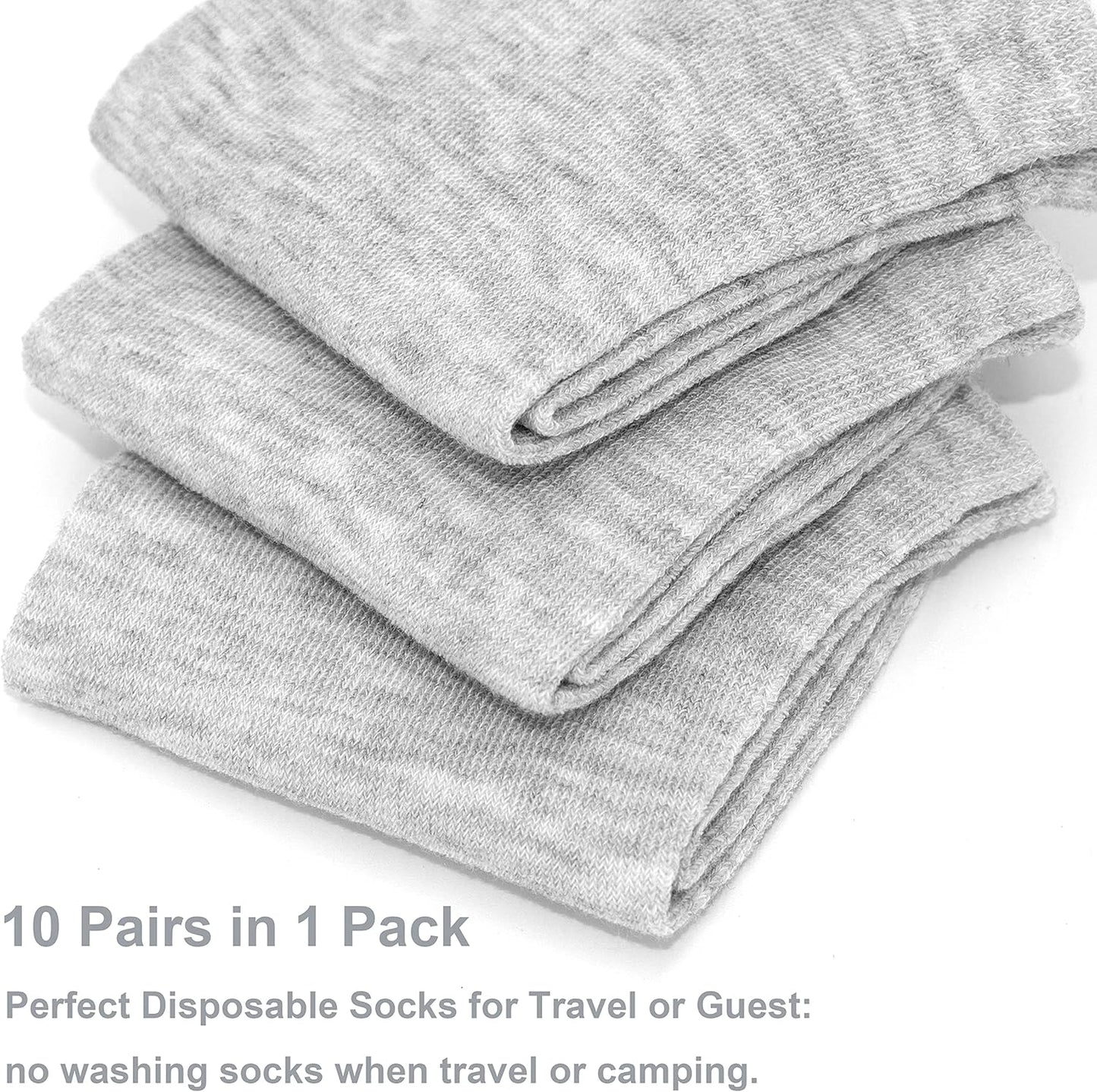 10 Pairs Low Cut Socks Portable Stretchy Cotton Blend Socks