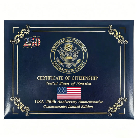 U.S. Citizenship Certificate Protective Sleeve — 250th Anniversary Commemorative Edition