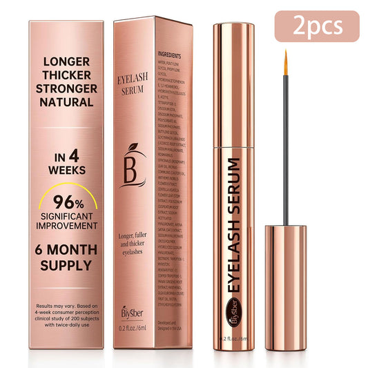 2PCS Premium Eyelash & Eyebrow Growth Serum, 5ML - Irritation-Free