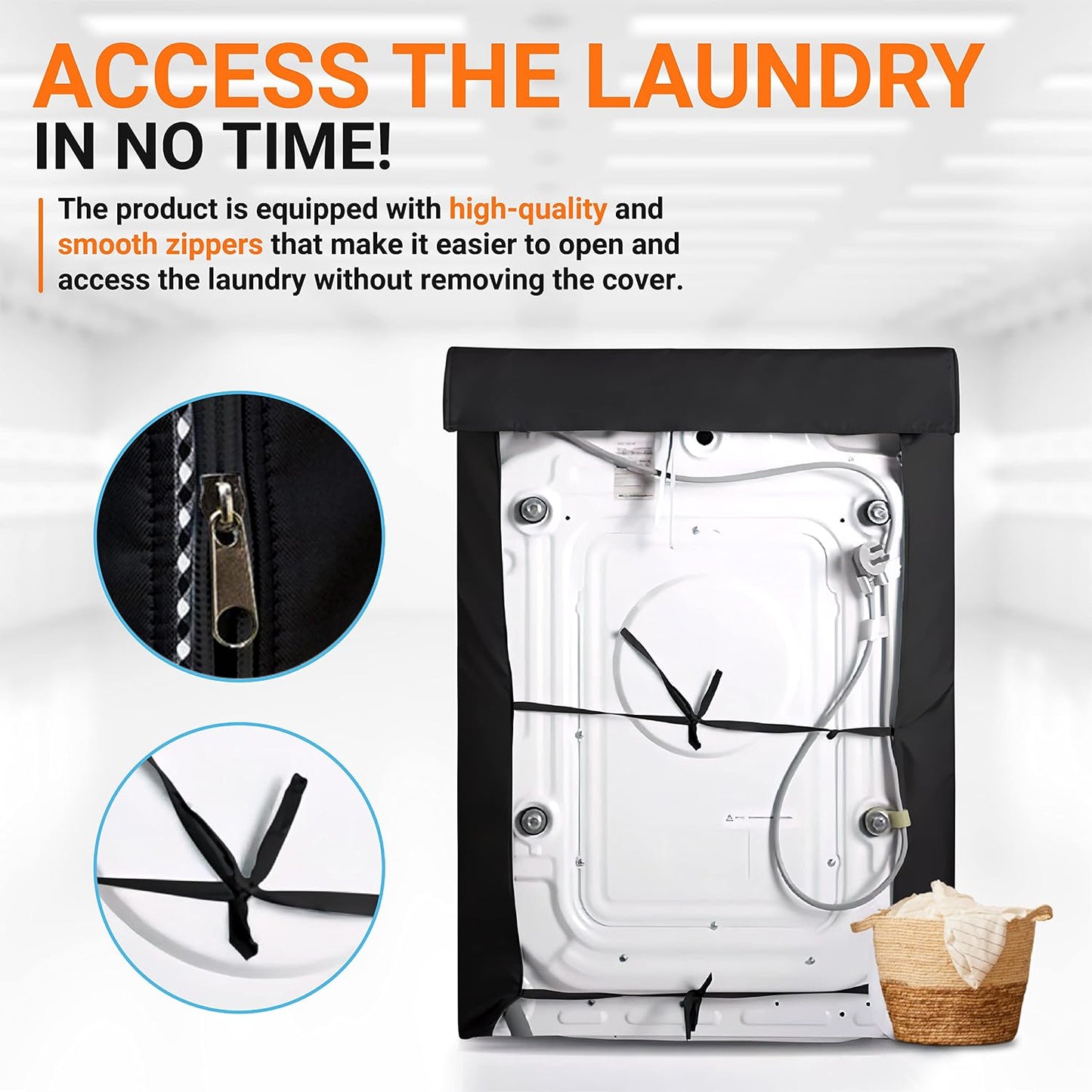 Washer and Dryer Covers,Top Load Washing Machine Cover Laundry Dryer Protect Cover
